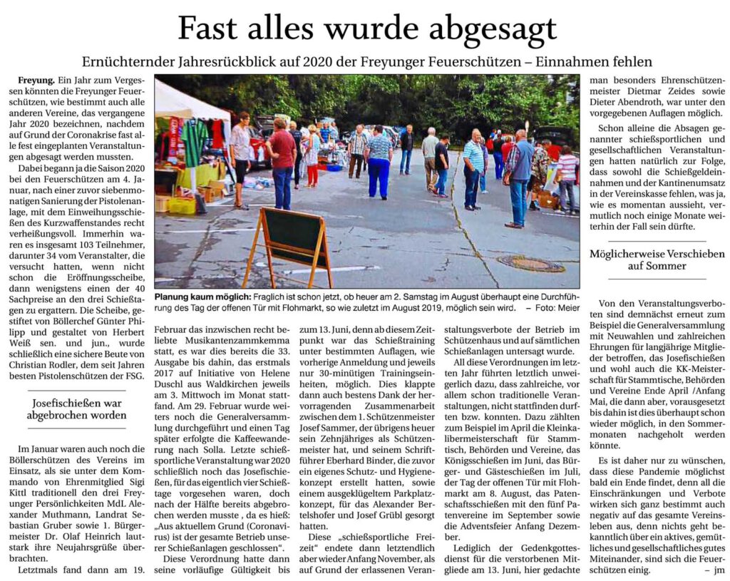 Fast alles wurde abgesagt (PNP)